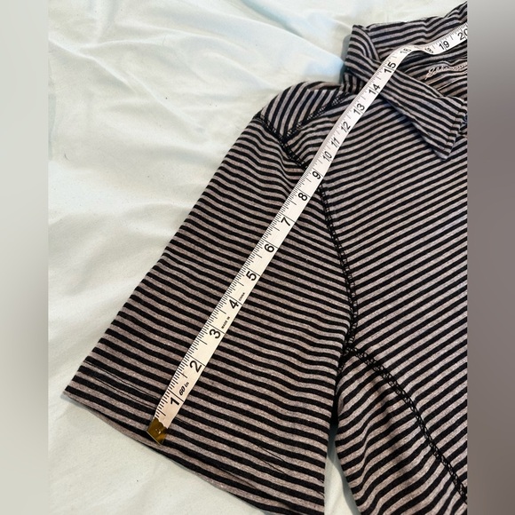 NWT Eddie Bauer Mens Gray Black Mini Stripe Short Sleeve Casual Polo Large. - Picture 4 of 10